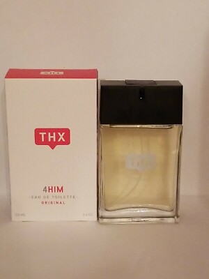 THE THX  CO.  #THX  4HIM ORIGINAL EAU DE TOILETTE 3.4 oz Hard To Find Thank You 