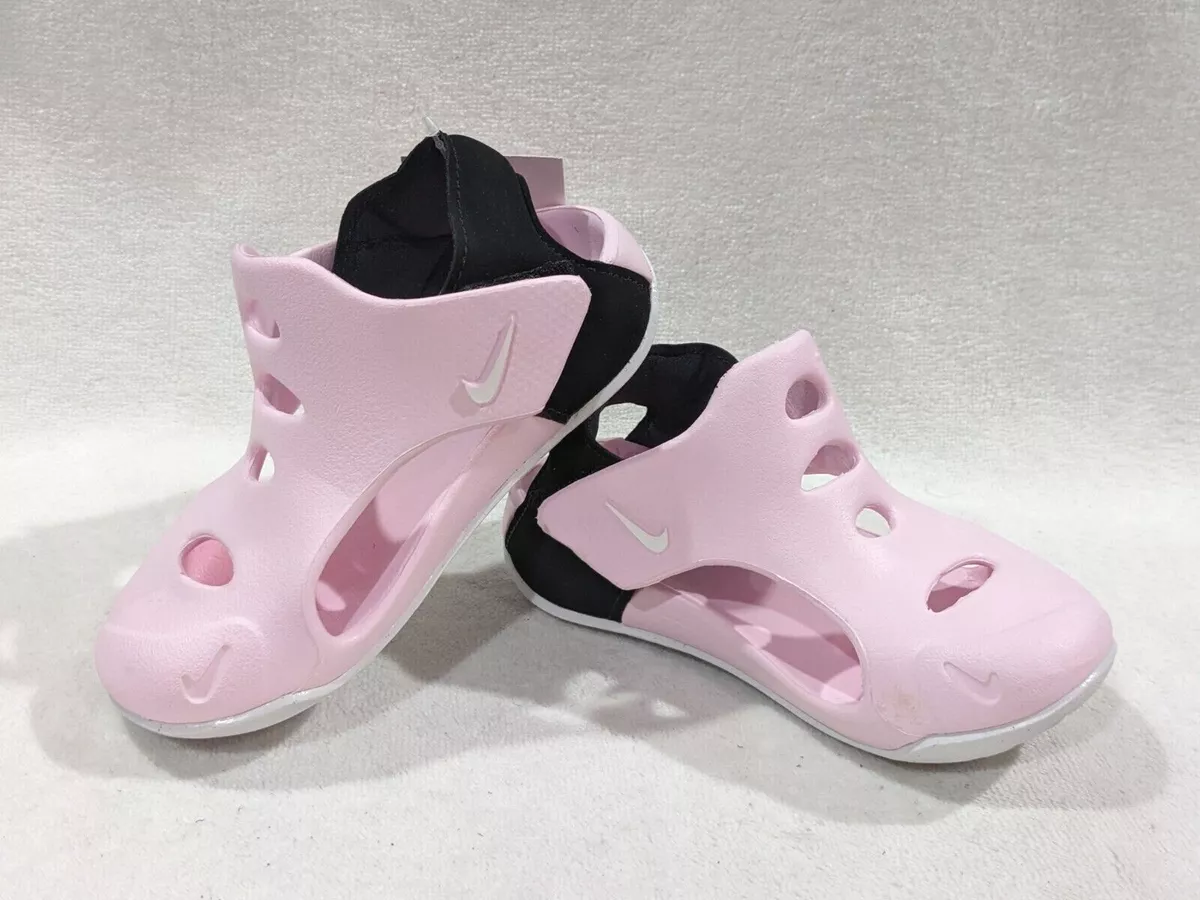 Nike Sunray Protect 3 (TD) Pink/White/Blk Toddler Girl's Sandals-Sz 6/7/8/9  NWB | eBay