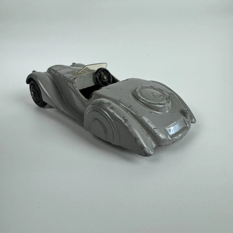 Dinky 38a Frazer Nash BMW deportivo carrocería gris asientos caqui - bueno + sin caja Foto 3 de 4
