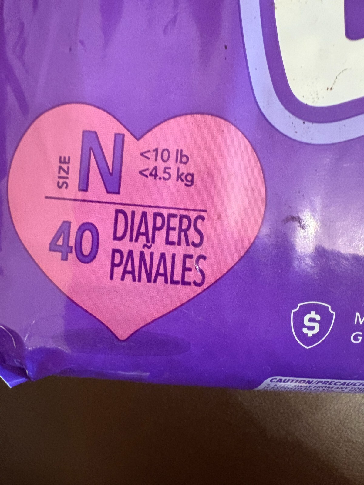 Luvs Nickelodeon Paw Patrol Diapers Size N (  10 lb) 40 Ct Pack 12Hr Protection