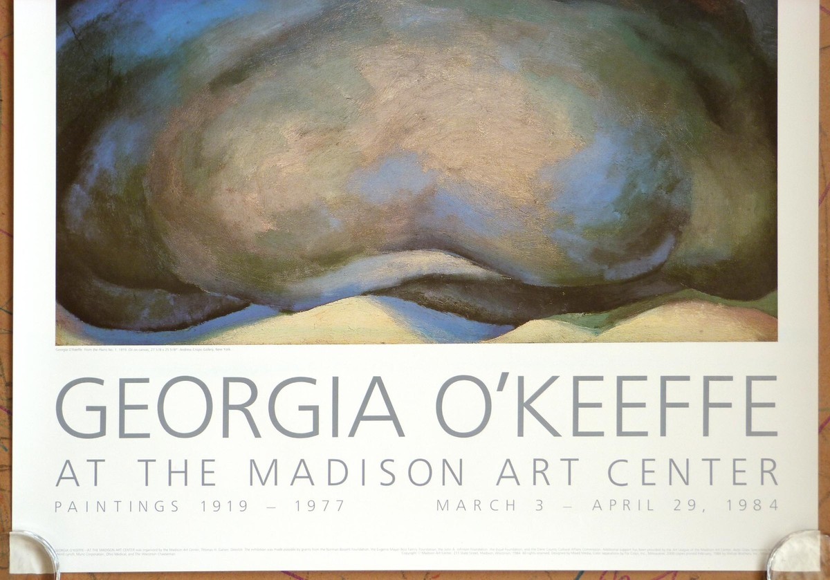 Georgia O'Keeffe Poster From the Plains No. 1 Madison Art