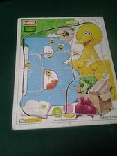 Playskool Sesame Street 9 Pc Wooden Children's Puzzle
