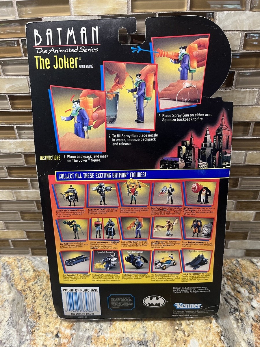 VTG 1992 Batman The Animated Series The Joker Action Figure