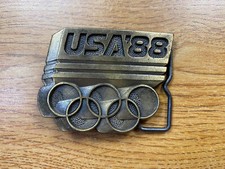 USA 88 Olympics Belt Buckle