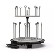 The First Years Spin Stack Dish Rack – Kitchen Countertop Drying Rack for Baby