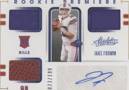 2020 ABSOLUTE MEMORABILIA JAKE FROMM ROOKIE MATERIALS - PATCH(C