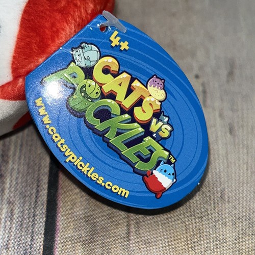Bolsa de frijoles Cepia CATS VS PICKLES 4" #107 peluche Ahoy Scallywag pirata marinero - Imagen 4 de 12