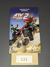 ATV Quad Power Racing 2 PS2 Sony Playstation 2  MANUAL ONLY 