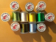 LAGARTUN SILK FLOSS -- 8 yd spool fly tying 