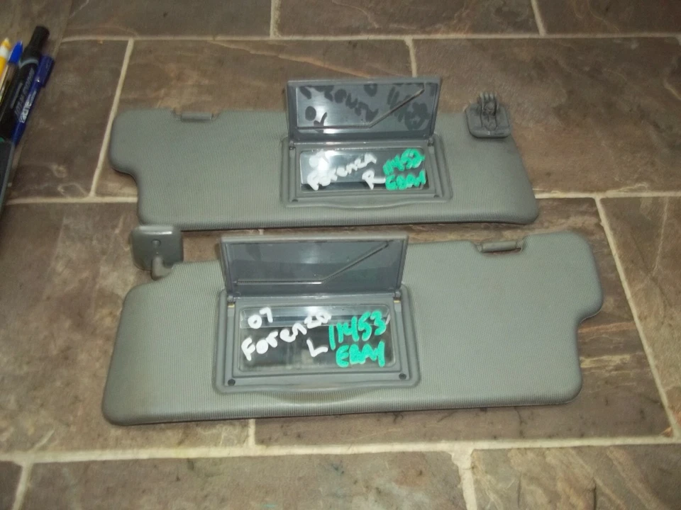 Juego de parasol conductor pasajero izquierdo lado derecho gris Suzuki Reno Forenza 2004-2008 Foto 3 de 4