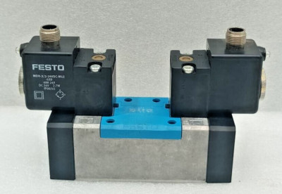 FESTO 197126 MDH-5/3E-D-1-M12-C SOLENOID VALVE NEW FAST SHIPPING