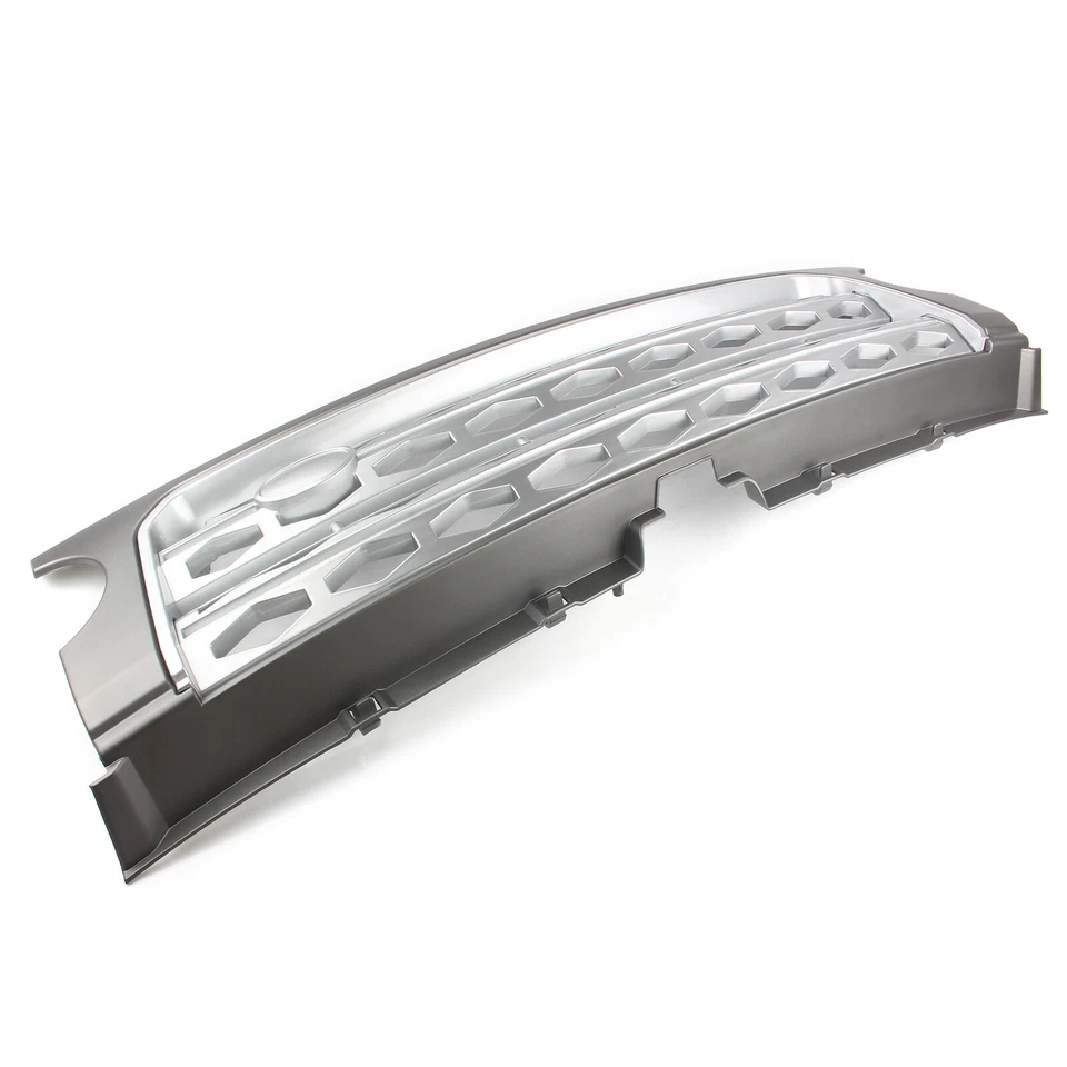 Para Land Rover Discovery LR3 grade dianteira para-choque malha favo de mel prata 2003-2009 - Imagem 4 de 4