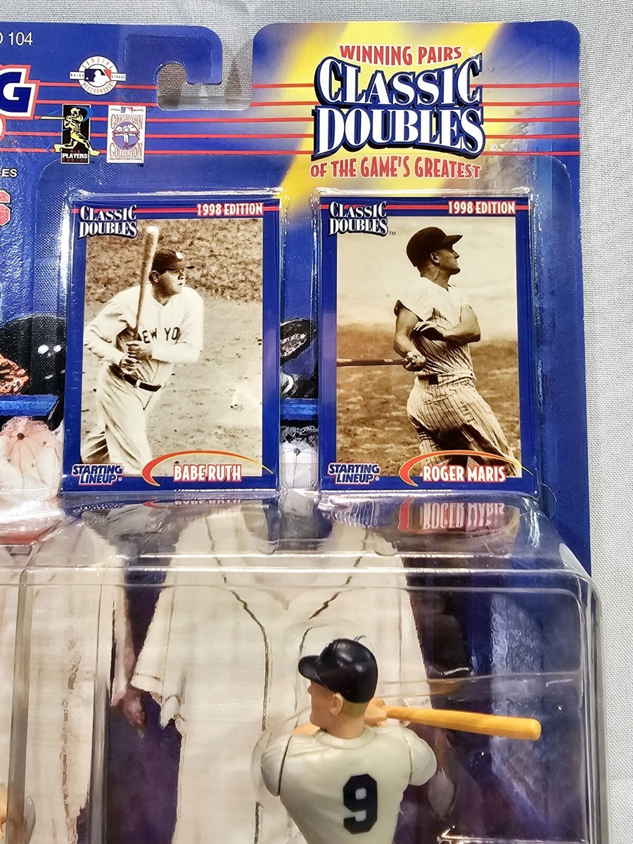 1998 Starting Lineup Classic Doubles Babe Ruth Roger Maris