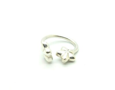 小物 Tiffany & Co. Star Key Ring 925 Vintage Rare Tiffany & Co 925 Sterling Silver Double Star Key Ring