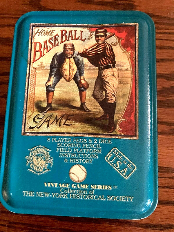 BASEBALL CARD GAME~VINTg SERIES NY HISTORICAL SOCIETY~UNOPENED/NIB~COLLECTOR ED