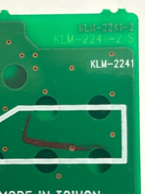 Korg Input /Output circuit board klm-2241-2 (from D1600 Korg Input /Output circuit board klm-2241-2 (from D1600