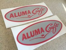 AlumaCraft Vintage Fishing Boat Decals 12