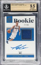 2018 Panini Encased Landry Shamet Rookie Jersey Auto #195 /99 BGS 9.5/10 RC
