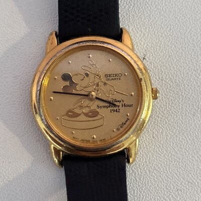 SEIKO Disney's Symphony Hour 1942 限定腕時計 Mickey Mouse Limited Edition 1942 Symphony Hour SEIKO WATCH (small