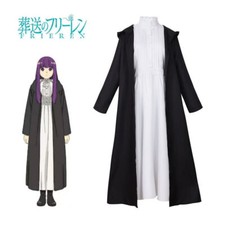 Frieren at the Funeral Fern Dress Coat Robe Halloween Cosplay Costume Outfits/
