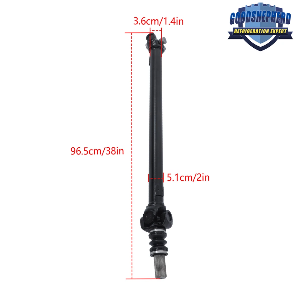 Front Driveshaft Assembly For 11-16 GMC Sierra 3500 HD Chevy Silverado 3500 4WD - Image 3 of 4