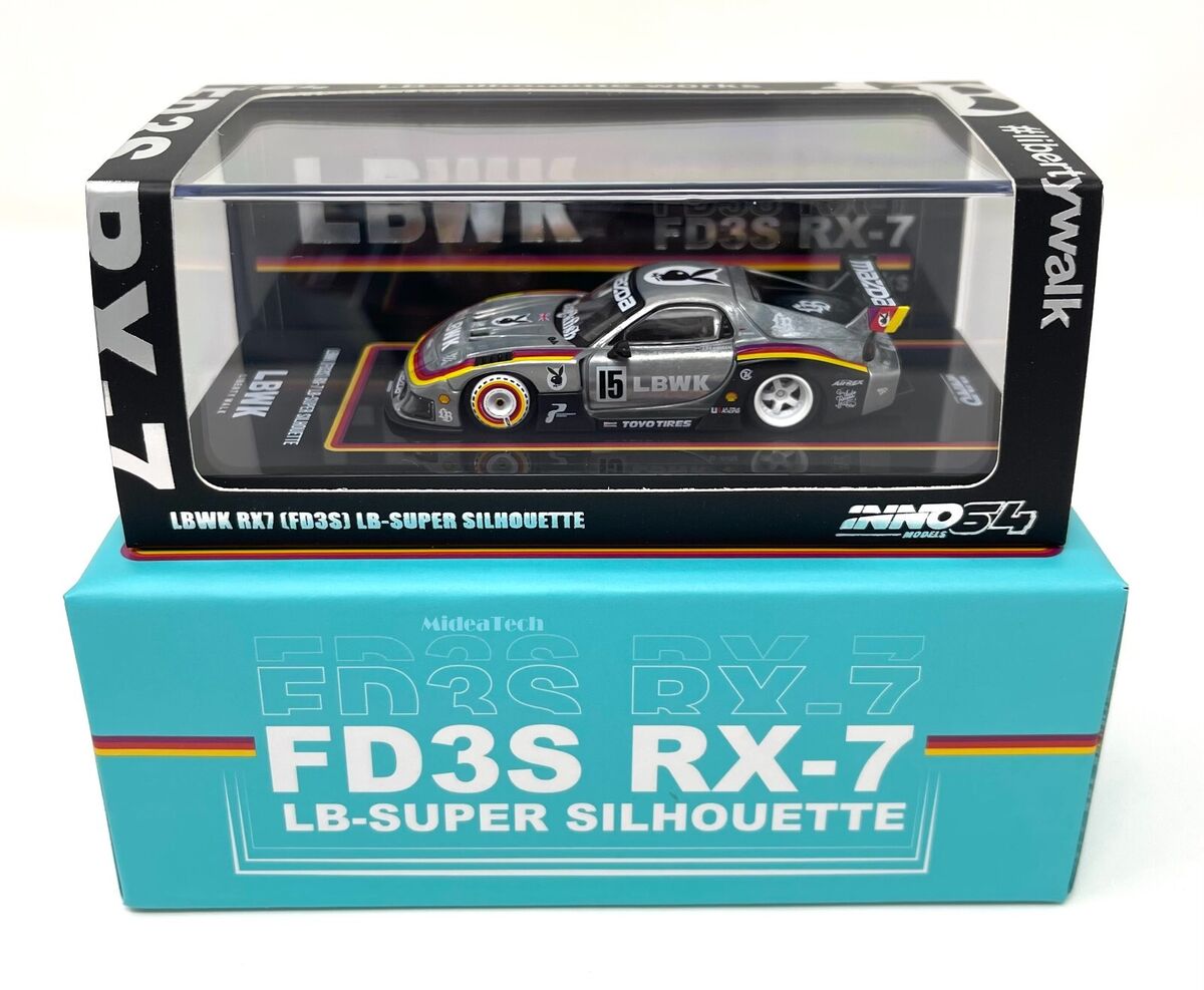 Chase! Inno64 Mazda RX7 (FD3S) LBWK LB-SUPER SILHOUETTE Chase! Inno64 Mazda RX7 (FD3S) LBWK LB-SUPER SILHOUETTE