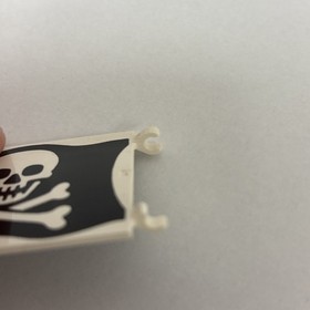 LEGO Flag 6 x 4 w/ Skull and Crossbones (Jolly Roger) Pirates 6285 6273 6286