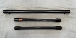 CAFÉ™ 2 French-Door Handles; 1 - 30" Handle; - Brushed Black CXWDFHKPMBT