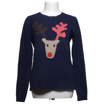 Antoni & Alison, Weihnachtspullover, Größe: 38, Blau/Mehrfarbig #duX