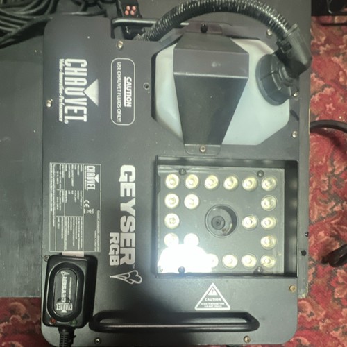 CHAUVET DJ Geyser RGB Fog Machine DMX Control Atmospheric Light Effect