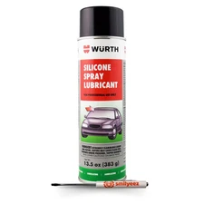 Wurth Silicone Spray Lubricant 13.5 fl. oz. Aerosol With Pocket Screwdriver