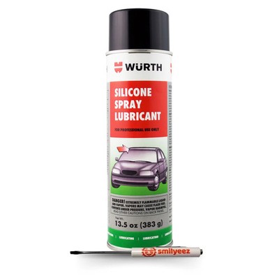 Wurth Silicone Spray Lubricant 13.5 fl. oz. Aerosol With Pocket Screwdriver