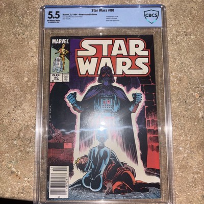 Marvel Comics Star Wars #80 Newsstand Edition CBCS Graded 5.5 Duffy Frenz Palmer
