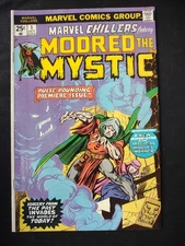Marvel Chillers, Modred The Mystic, Marvel Comic, 1975, 1st Appearance Oct