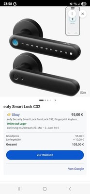 Eufy Smart Lock C32 Smart Door Lock