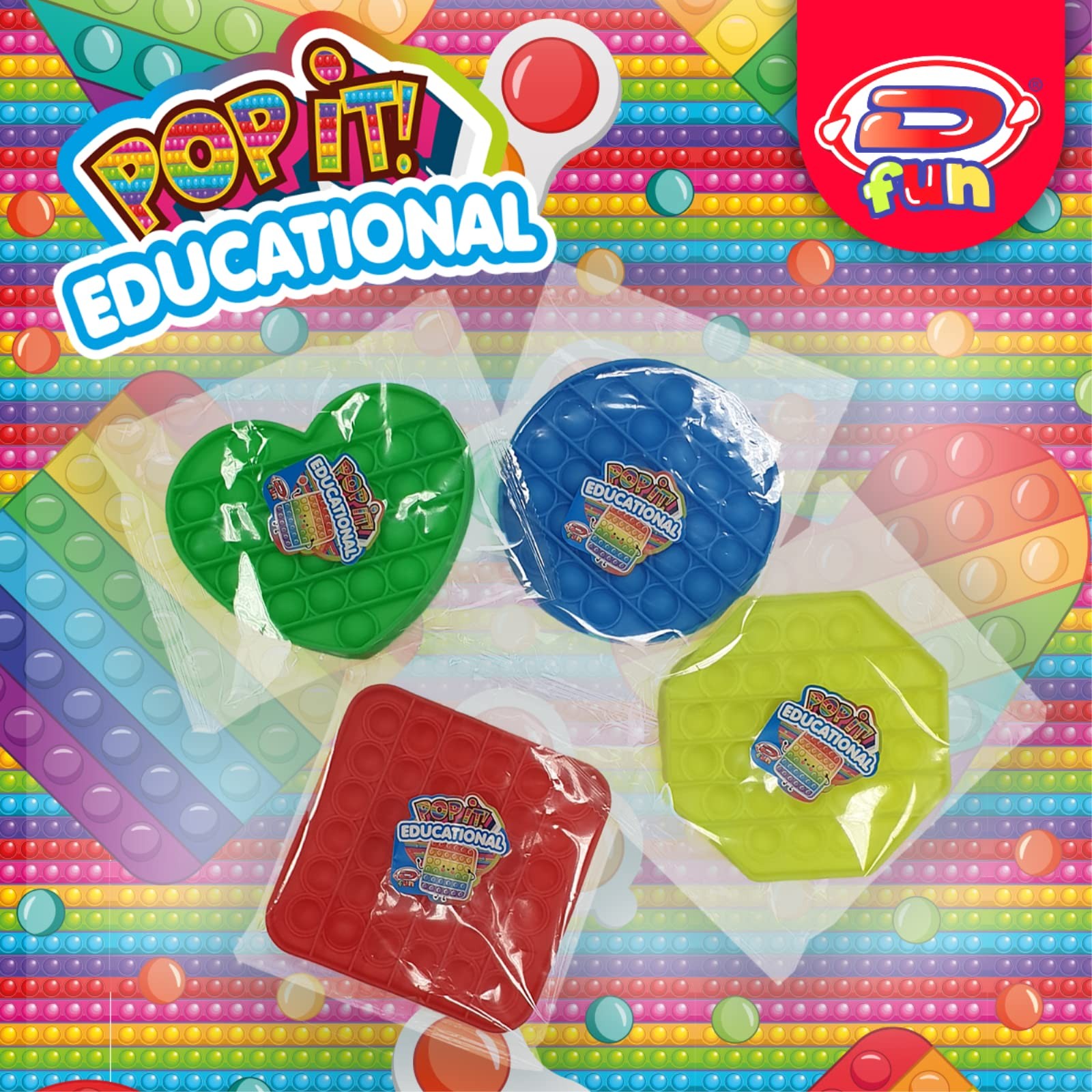 Dynit DIP76574 Assortimento up Stressabbau Pop It Educational Sortiment D-Kidz