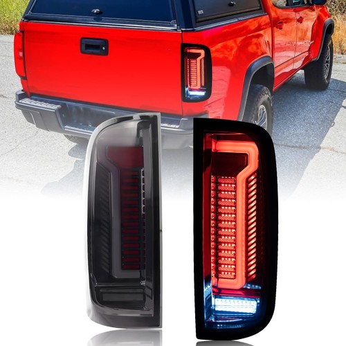 Par de luces traseras LED compatibles con Chevy Chevrolet Colorado Smoke 2015-2022 - Imagen 3 de 9