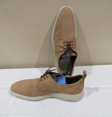 Ecco Metropole London Derby Shoes Men US 11 Camel Nubuck MSRP 194.