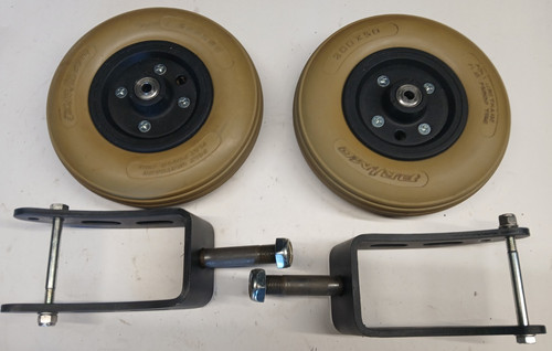 Hoveround MPV5 MPV4 Rear Tires Wheels Forks Original Primo Flat Proof 200 x 50