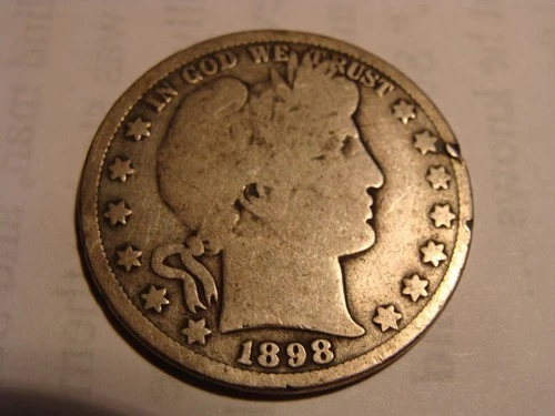 1898 Barber Half Dollar
