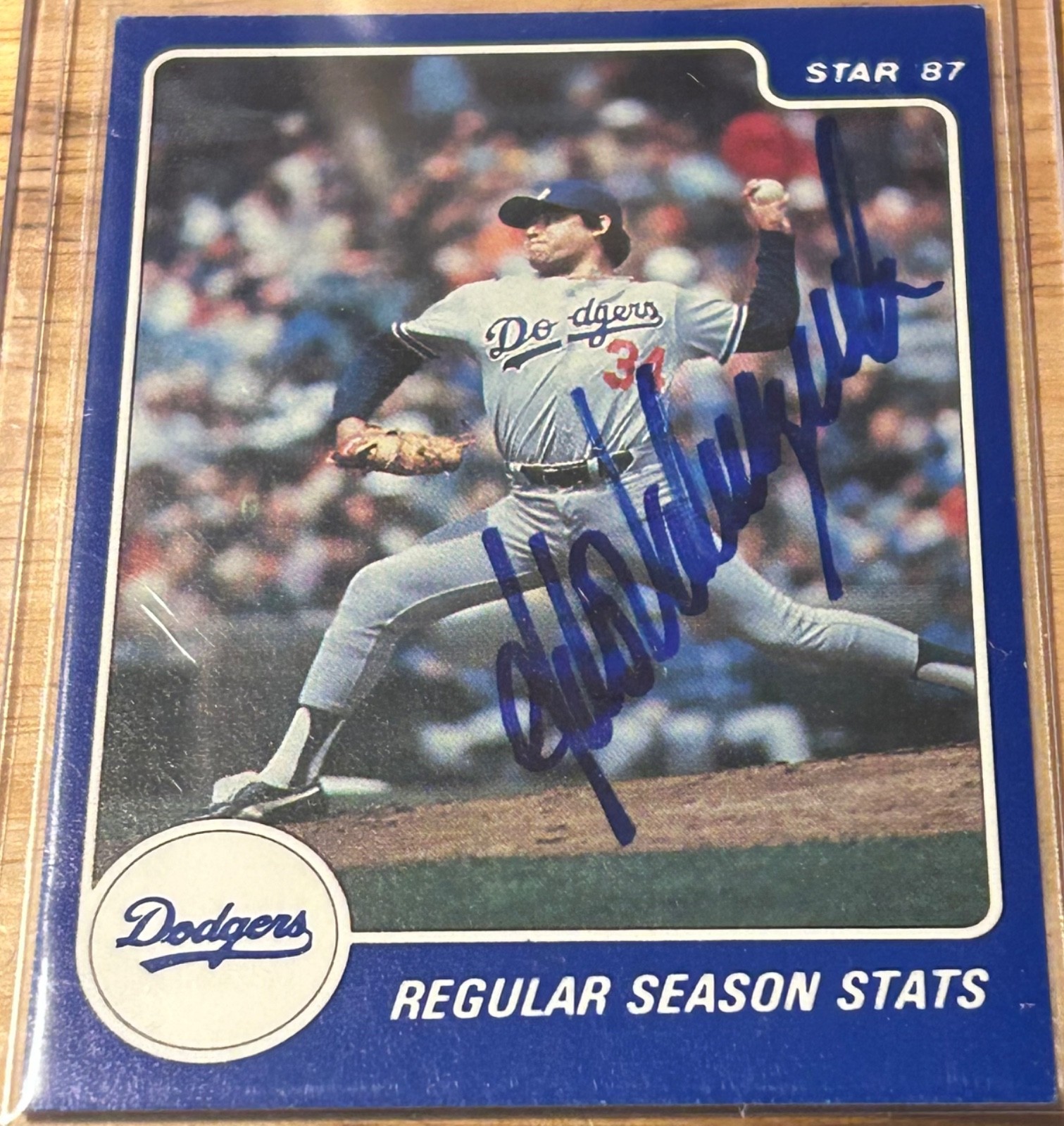1987 Star FERNANDO VALENZUELA #2 🔥 Dodgers 🔥 GORGEOUS Autograph only 1 listed