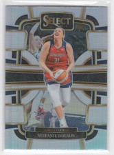#9 2024-25 Panini Select WNBA Silver Prizm Stefanie Dolson Washington Mystics