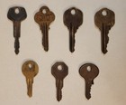 7 VINTAGE CURTIS INDUSTRIES KEYS TOYOTA TR-29 KW-1 T-2 M-1 CT011 EA1 BULLDOG — photo 9
