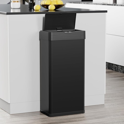 50L/13.2 Gallon Automatic Trash Can with Lid Touchless Motion Sensor Garbage Can - Picture 17 of 25