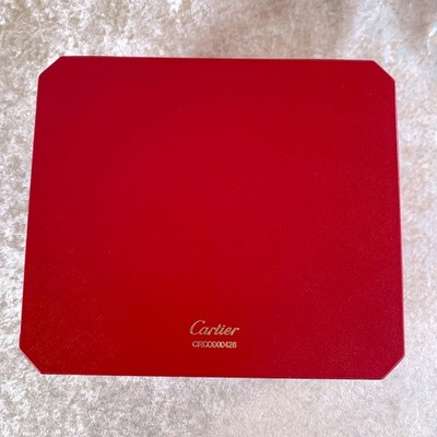 Genuine Cartier Genuine 2 Layer Red Watch Jewellery Case