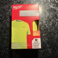 Milwaukee Workskin Lightweight Performance Shirt - Short Sleeve Hi Vis Yellow
