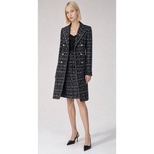 Chanel 05C Cruise Metallic Tweed Blazer Skirt Suit Set 38 40
