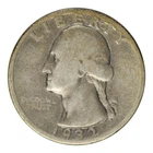 1932-S Washington Quarter Very Good Condition