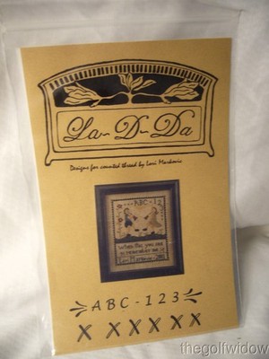 La D Da Cross Stitch Pattern ABC 123  Lori Markovic