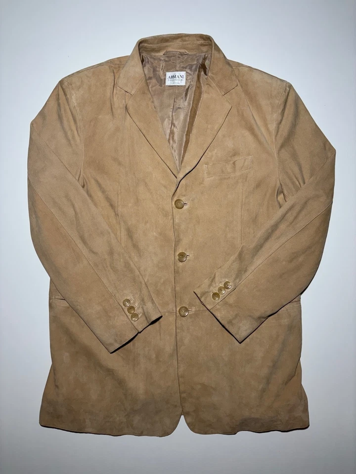 Blazer en Daim Armani Collezioni - Photo 1/4